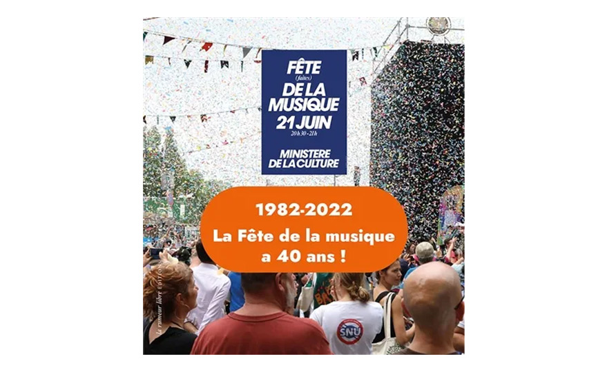 Couv 1982-2022, la Fête de la musique a 40 ans